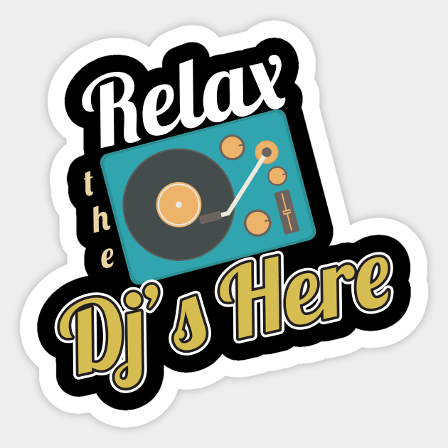 Relax DJ Sticker by Diannas